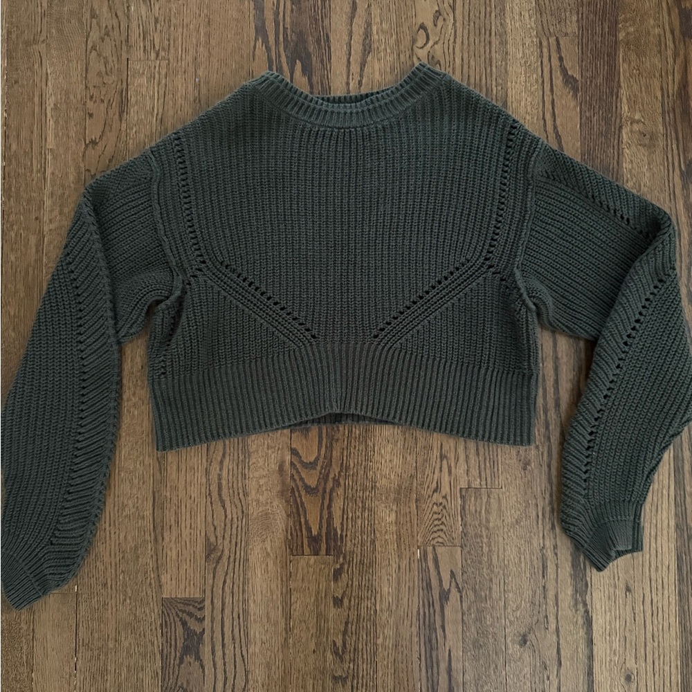 Arizona Jean Company Forest Green Crew Neck Sweater